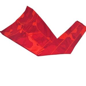 NWOT OFFLINE BY AERIE Vibrant Red Camo Leggings With Pockets  XL